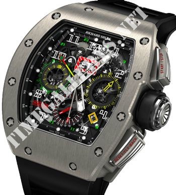 Richard Mille Men's Collection Flyback Chronograph Dual Time Zone RM 011-02 Richard Mille Men's Collection Flyback Chronograph Dual Time Zone RM 011-02