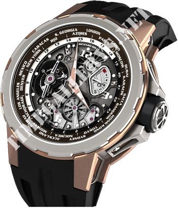 Richard Mille Watches Tourbillon World Timer Jean Todt Limited Edition Tourbillon RM 58-01 World Timer Jean Todt Limited Edition Richard Mille Watches Tourbillon World Timer Jean Todt Limited Edition Tourbillon RM 58-01 World Timer Jean Todt Limited Edition