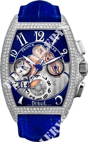 Franck Muller Dubail Dubail 8083 CC GD SQT D7 Blue Franck Muller Dubail Dubail 8083 CC GD SQT D7 Blue